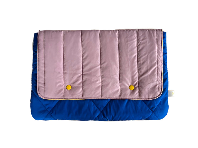 Housse ordinateur Puffy - Rose & bleu