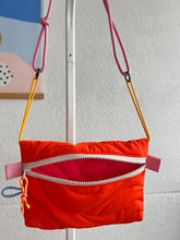 Load image into Gallery viewer, Pocket Flashy - Orange / zip écru