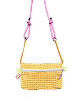 Load image into Gallery viewer, Pocket - Vichy jaune/abricot