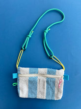 Load image into Gallery viewer, Pocket éponge - Rayures bleu ciel