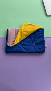Housse ordinateur Puffy - Rose & bleu