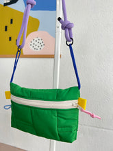 Load image into Gallery viewer, Pocket Flashy - Brique vert / zip écru