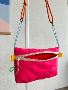 Pocket Flashy - Rose / corde orange