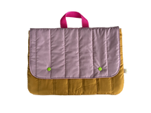 Load image into Gallery viewer, Housse ordinateur Puffy - Rose &amp; jaune