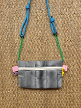 Charger l'image dans la galerie, Pocket - Vichy noir / corde bleue