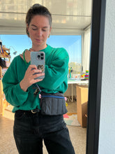 Load image into Gallery viewer, Pocket - Noir / corde green grass