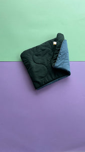 Housse ordinateur Puffy - Bleu ciel & vert bouteille