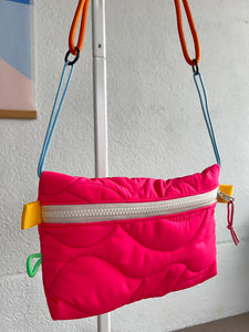 Pocket Flashy - Rose / corde orange