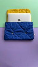 Load image into Gallery viewer, Housse ordinateur Puffy - Rose &amp; bleu