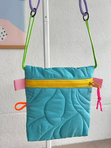 Pocket Flashy - Turquoise / corde lila