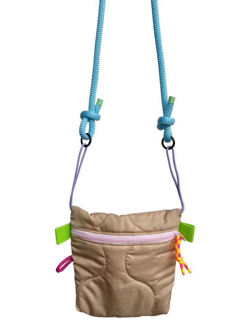 Pocket - Beige / Baby blue