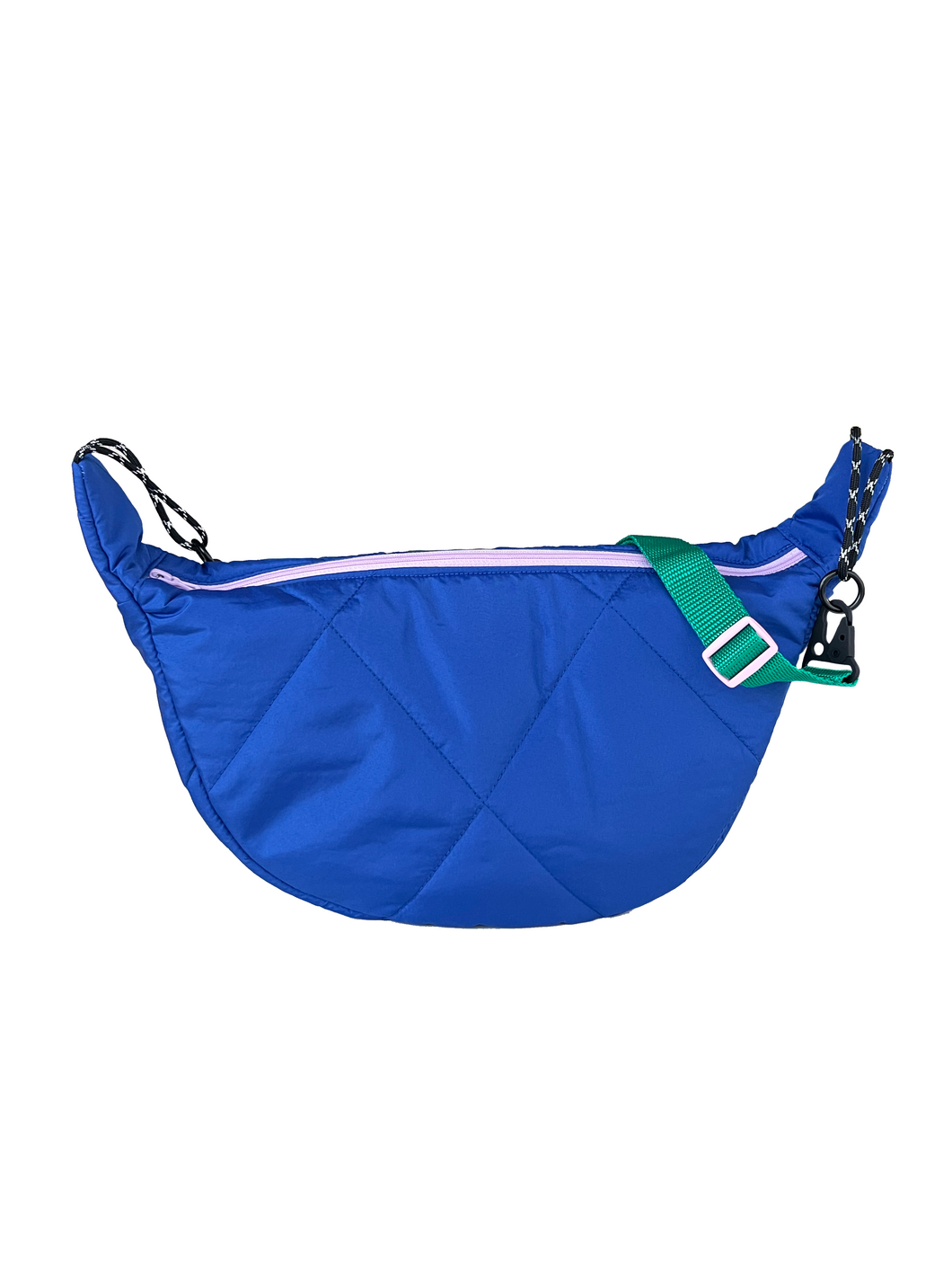 Sac Halfmoon - Bleu roi / mousqueton noir