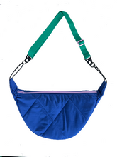 Charger l&#39;image dans la galerie, Sac Halfmoon - Bleu roi / mousqueton noir