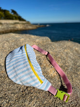 Load image into Gallery viewer, Terry fanny pack - Pink strap stripes