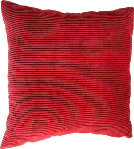 Cushion - Pink &amp; red stripes