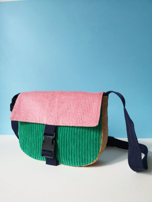 Oslo Bag - Green&Pink