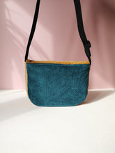 Charger l&#39;image dans la galerie, Sac Oslo - Bleu&amp;Ocre