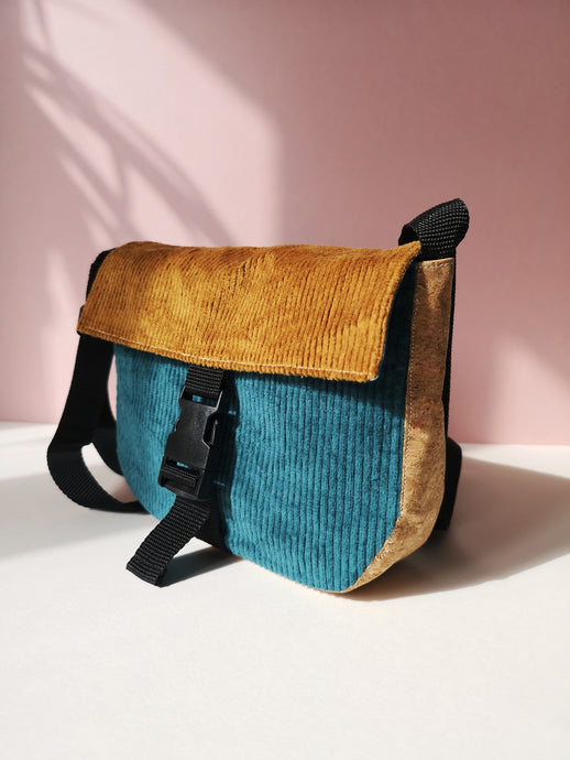 Oslo Bag - Blue&Ocher