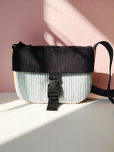 Load image into Gallery viewer, Oslo Bag - Ice Blue &amp; Black