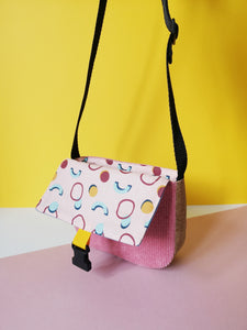 Sac Oslo - Rose & bleu lavande