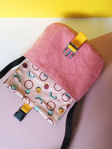 Sac Oslo - Rose & bleu lavande