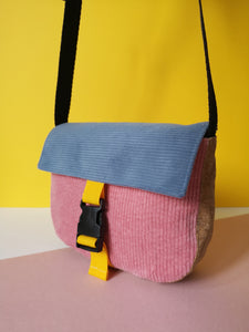 Sac Oslo - Rose & bleu lavande