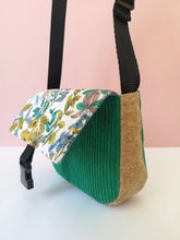 Load image into Gallery viewer, Oslo Bag - Green &amp; Lavender Blue