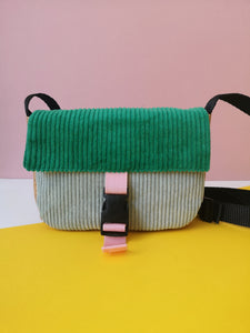 Sac Oslo - Bleu glacier & Vert