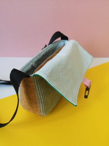 Sac Oslo - Bleu glacier & Vert