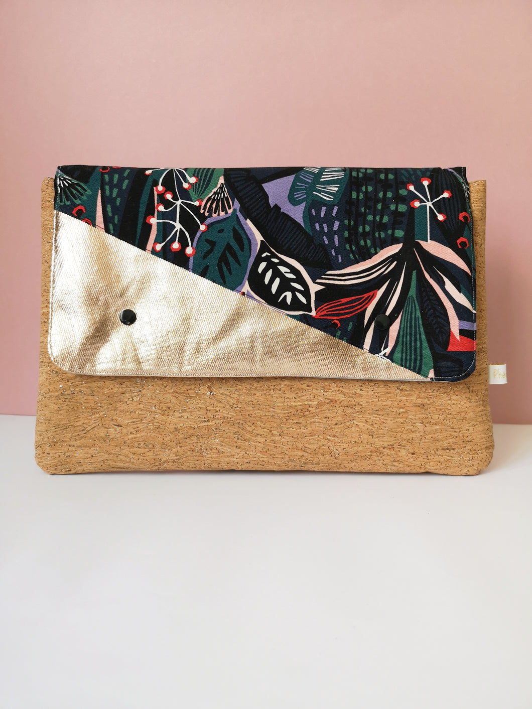Housse ordinateur -  Jungle Noire