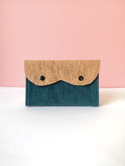 Boobs Wallet - Petrol Blue